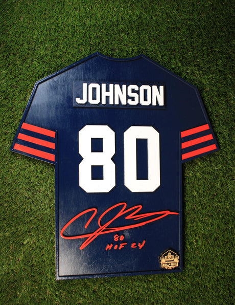 Andre Johnson Wood Jersey 3D Sign - DS