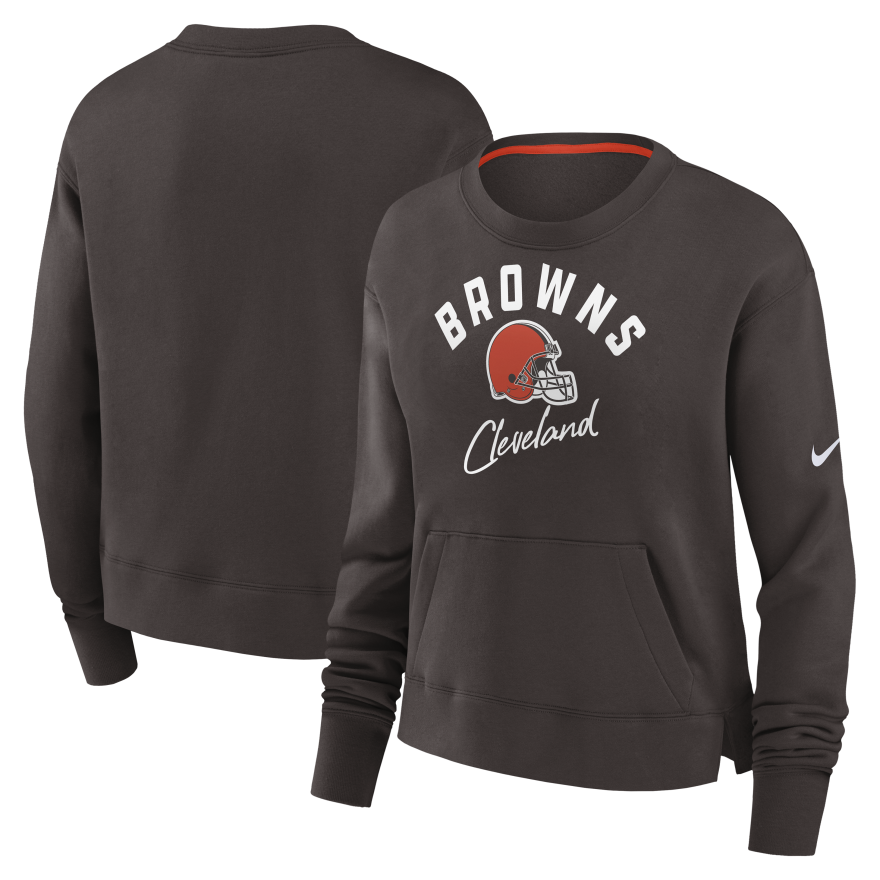 Browns Women's Nike Fleece Crewneck