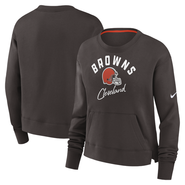 Browns Women's Nike Fleece Crewneck