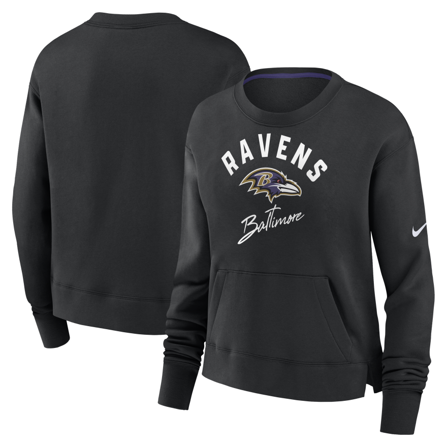 Ravens Women's Nike Fleece Crewneck