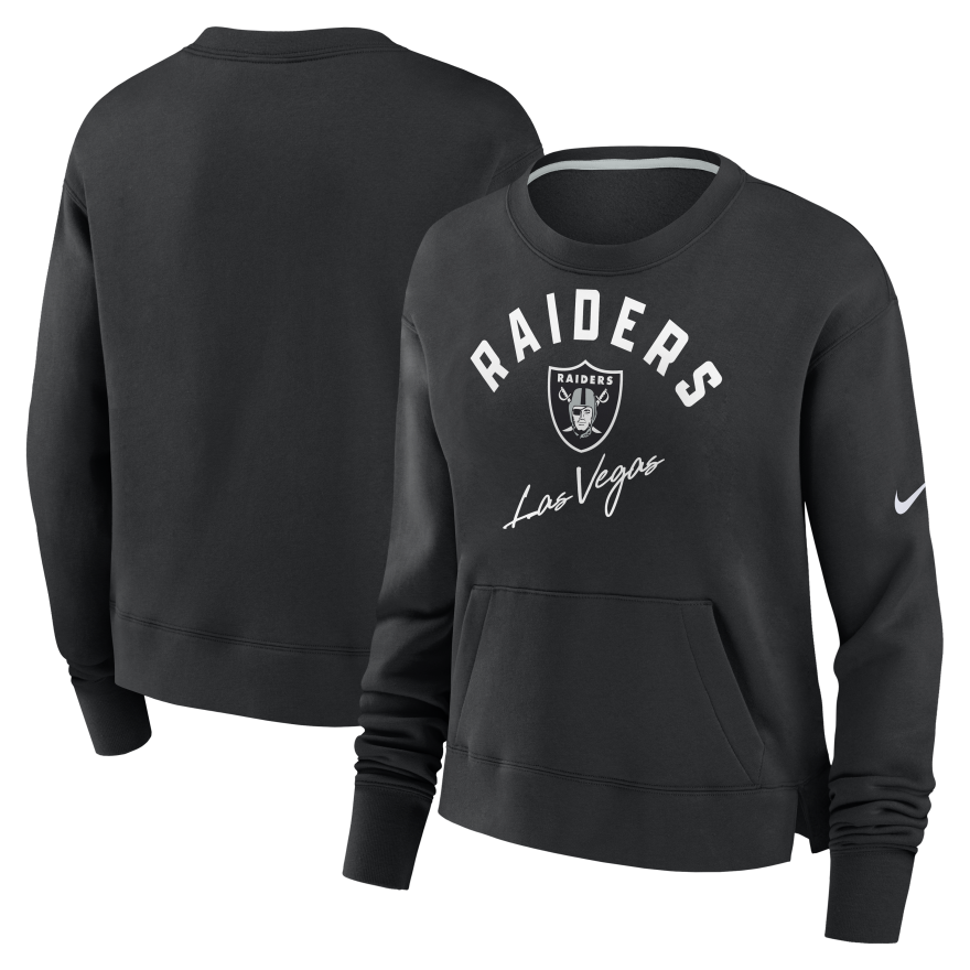 Raiders Women's Nike Fleece Crewneck