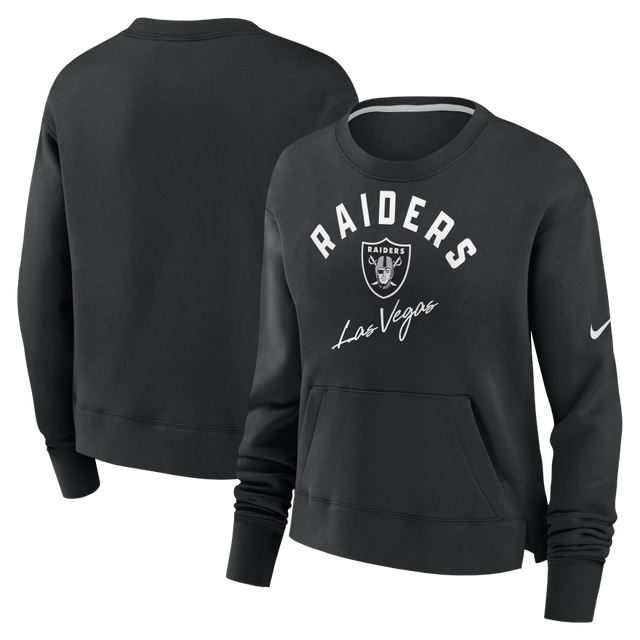 Raiders Women's Nike Fleece Crewneck