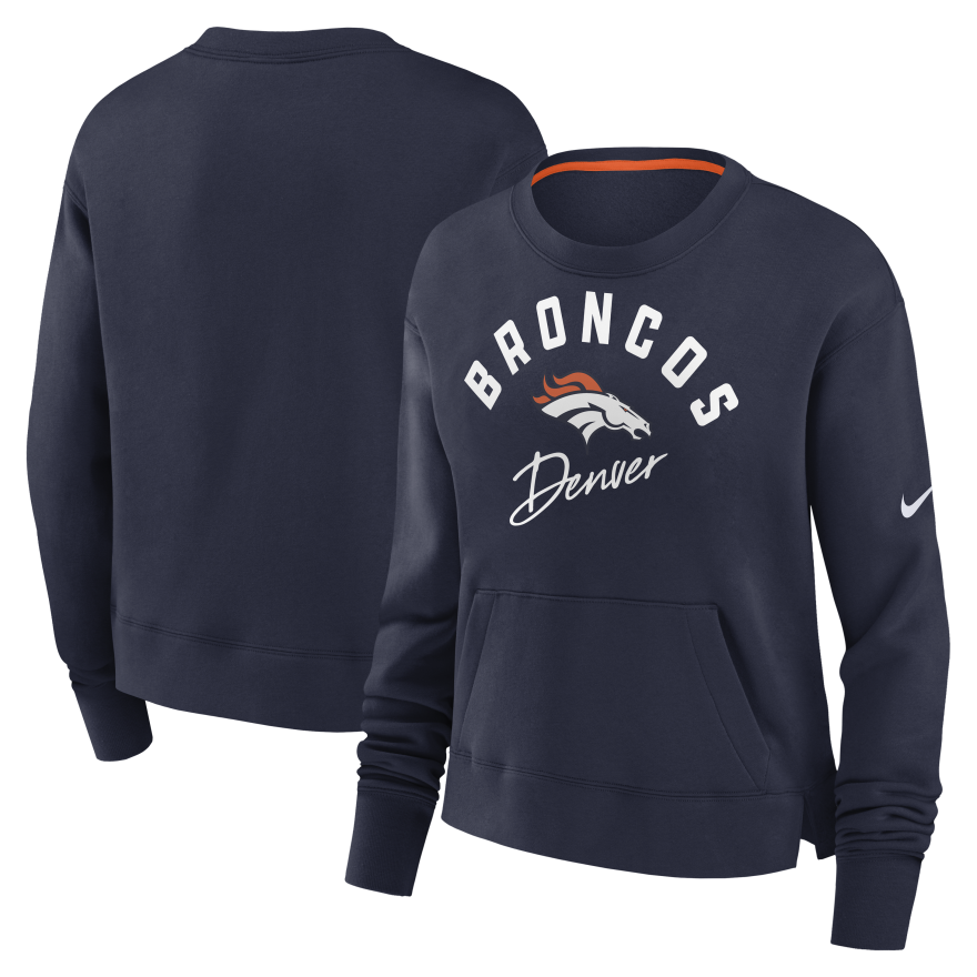 Broncos Women's Nike Fleece Crewneck