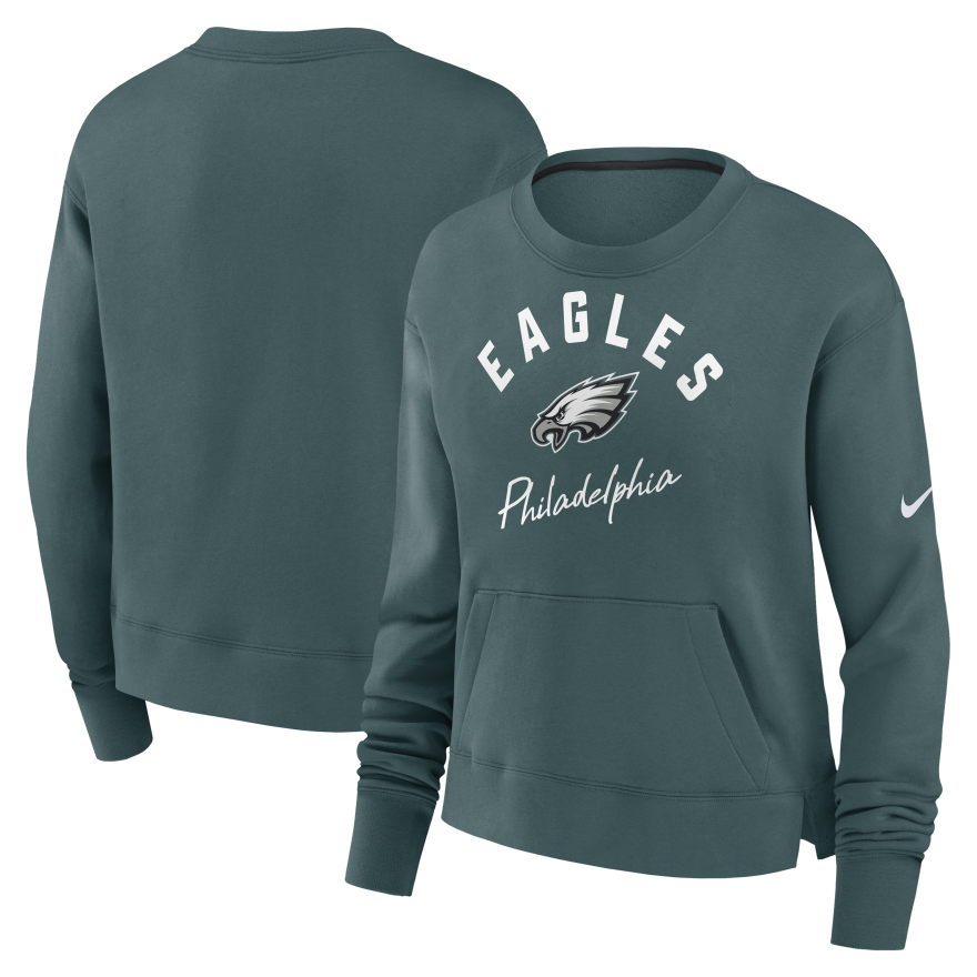 Eagles Women's Nike Fleece Crewneck