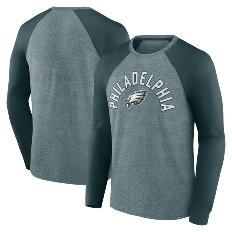 Eagles Twisted Raglan Long Sleeve T-Shirt