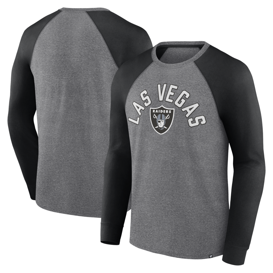 Raiders Twisted Raglan Long Sleeve T-Shirt