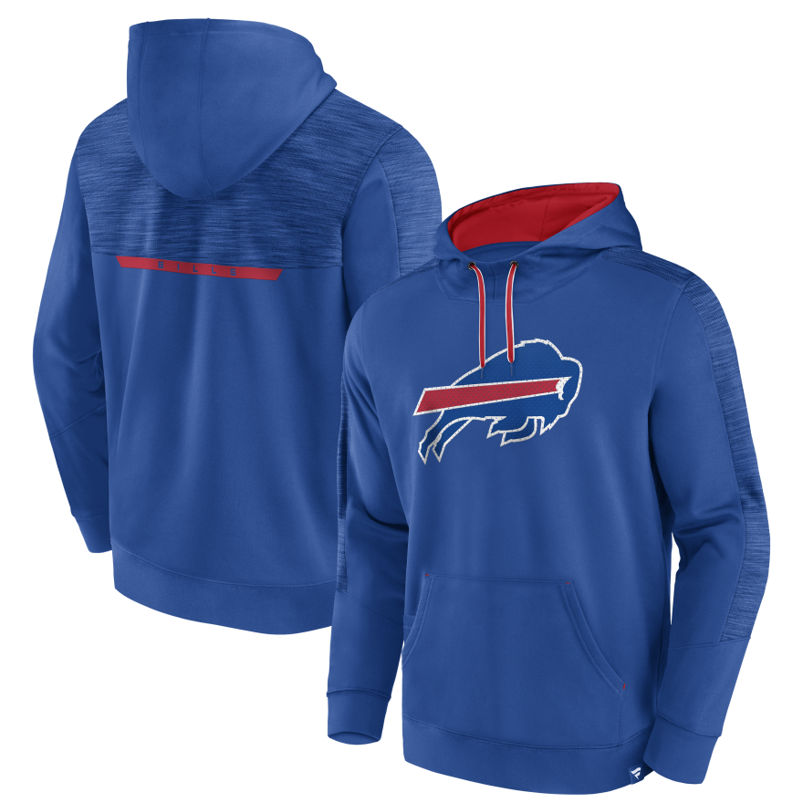 Bills Streaky Fleece Pullover Sweatshirt