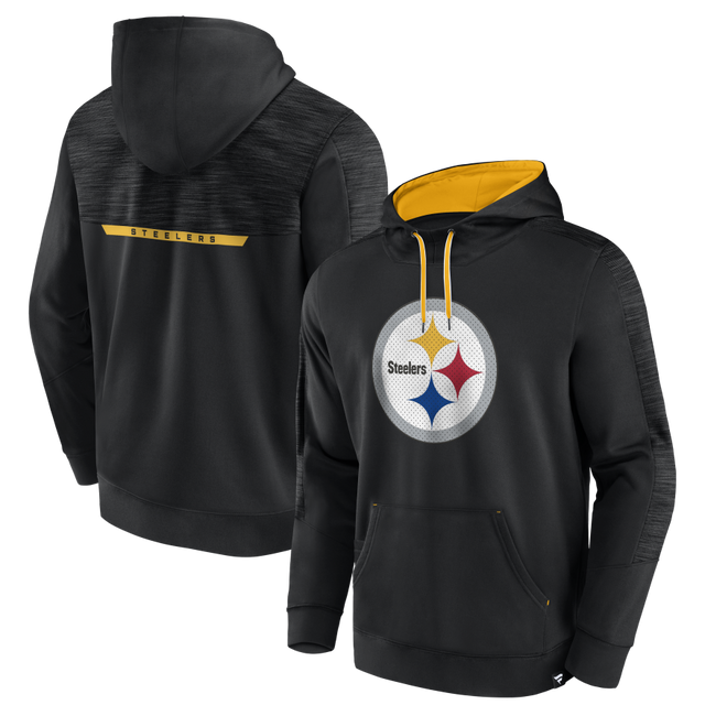 Steelers Streaky Fleece Pullover Sweatshirt