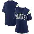 Seahawks Women's Sleeve Stripe T-Shirt