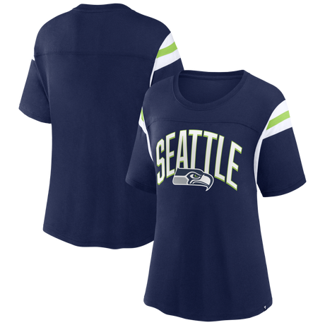 Seahawks Women's Sleeve Stripe T-Shirt