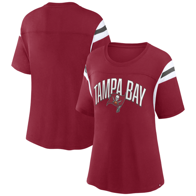 Buccaneers Women's Sleeve Stripe T-Shirt