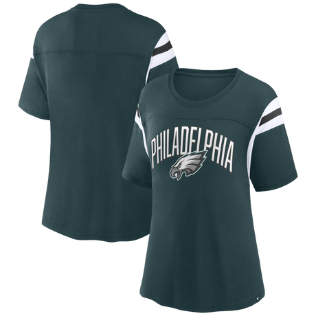 Eagles Women's Sleeve Stripe T-Shirt