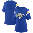 Rams Women's Sleeve Stripe T-Shirt