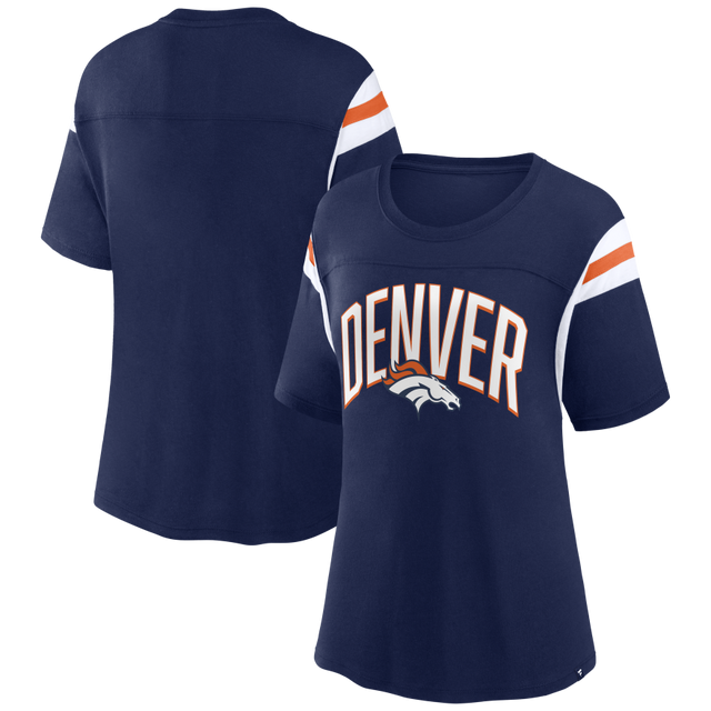 Broncos Women's Sleeve Stripe T-Shirt