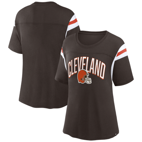 Browns Women's Sleeve Stripe T-Shirt