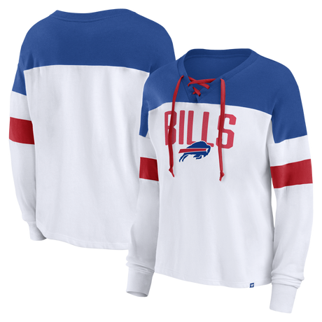 Bills Women's Lace Up Long Sleeve