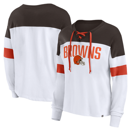 Browns Women's Lace Up Long Sleeve