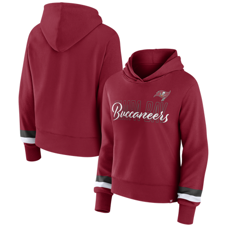 Buccaneers Women's Sleeve Stripe Pullover Sweatshirt