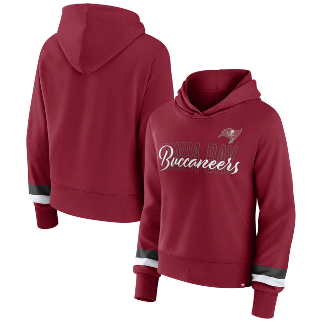 Buccaneers Women's Sleeve Stripe Pullover Sweatshirt