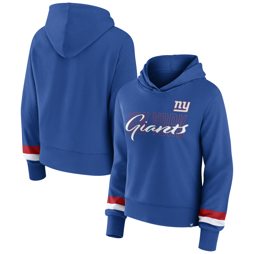 Giants Women's Sleeve Stripe Pullover Sweatshirt