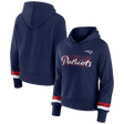 Patriots Women's Sleeve Stripe Pullover Sweatshirt