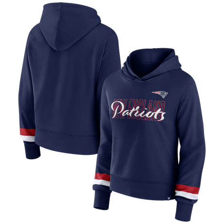 Patriots Women's Sleeve Stripe Pullover Sweatshirt