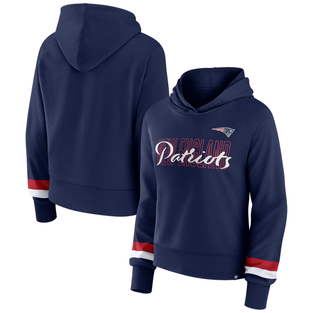 Patriots Women's Sleeve Stripe Pullover Sweatshirt