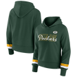 Packers Women's Sleeve Stripe Pullover Sweatshirt