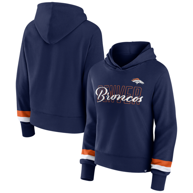 Broncos Women's Sleeve Stripe Pullover Sweatshirt