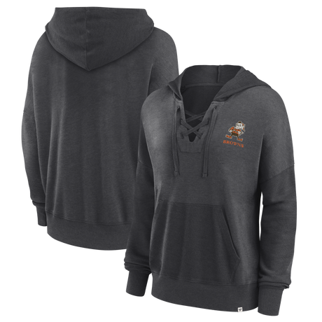 Browns Women's Lace Up Pullover Sweatshirt