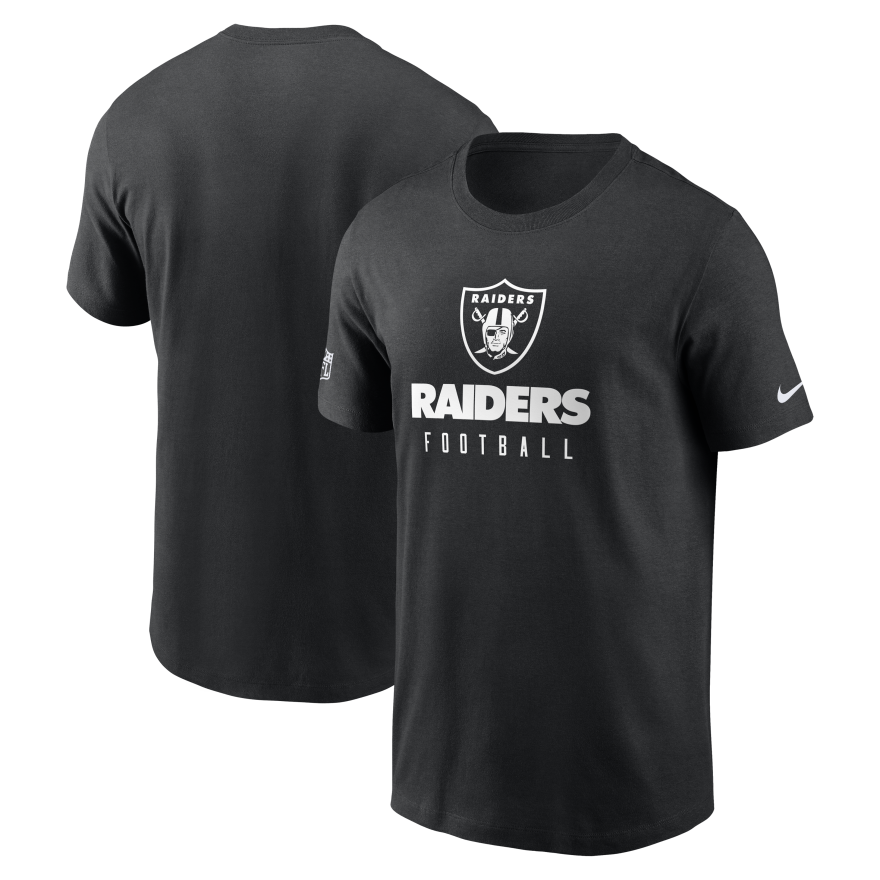 Raiders Nike '23 Cotton Team Issue T-shirt