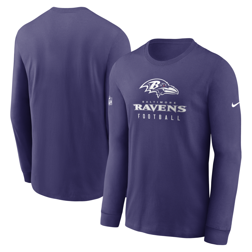 Ravens Team Issue Long Sleeve T-Shirt