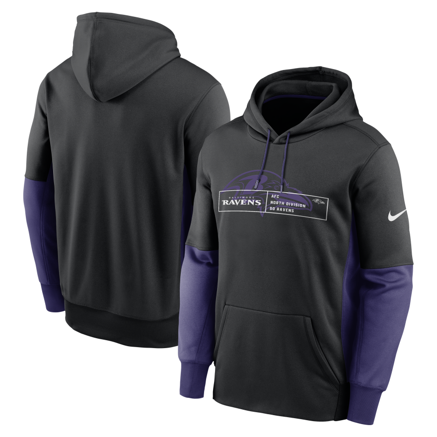 Ravens Nike Color Block Sweatshirt