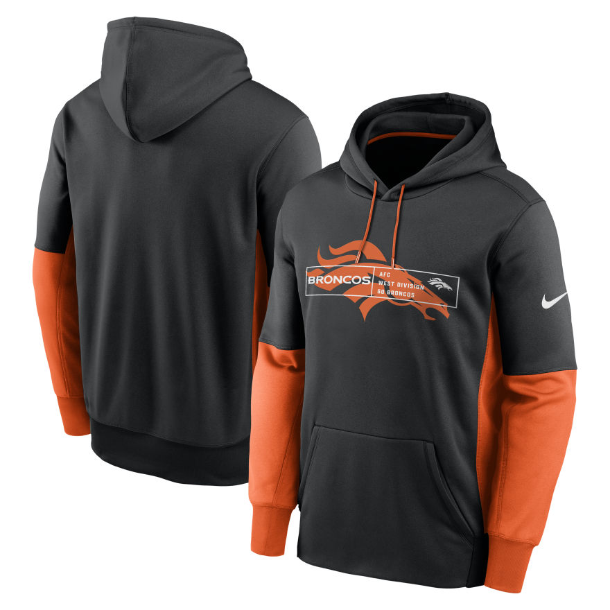 Broncos Nike Color Block Sweatshirt