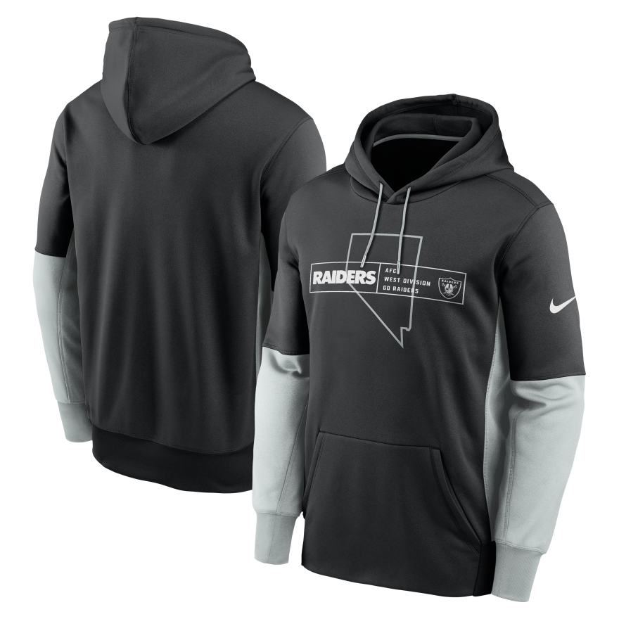 Raiders Nike Color Block Sweatshirt