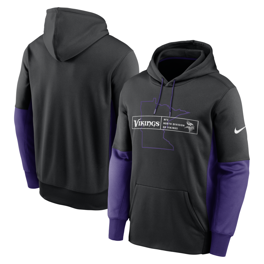 Vikings Nike Color Block Sweatshirt