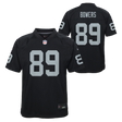 Raiders Brock Bowers Youth Nike Game Jersey