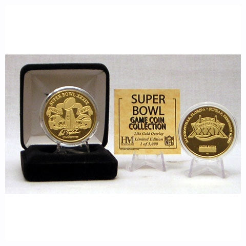 Super Bowl XXXIX (39) Goldplate Flip Coin