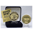 Super Bowl XIV (14) Goldplate Flip Coin