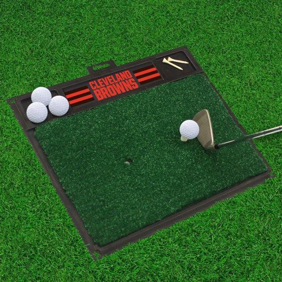 Browns Golf Hitting Mat