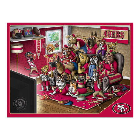 49ers Purebred Fans Puzzle - A Real Nailbiter