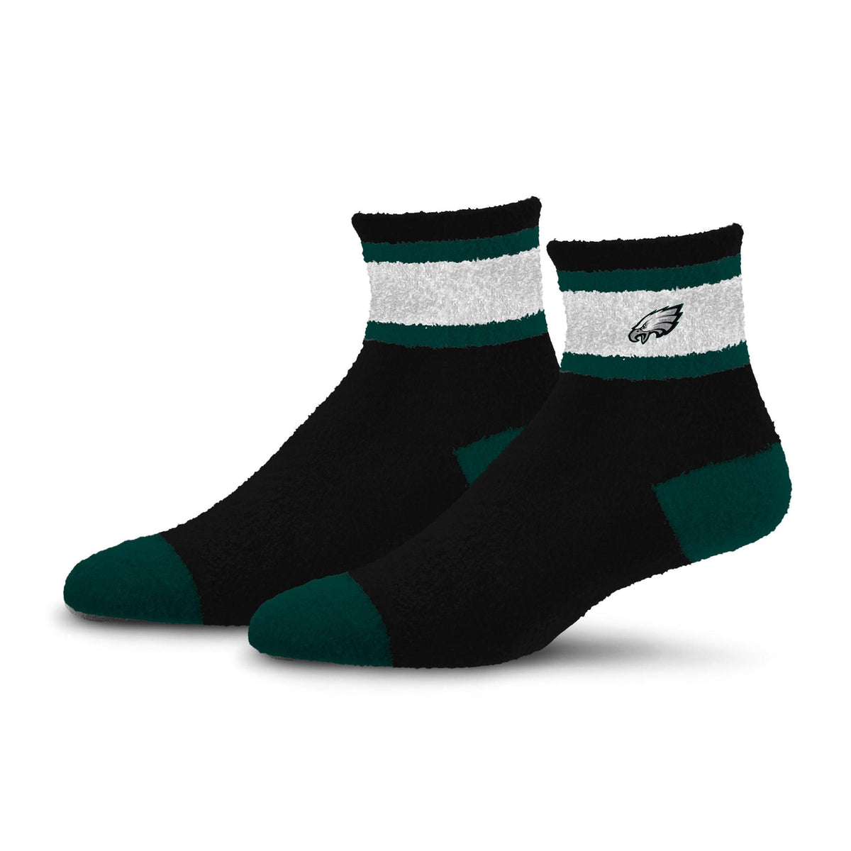 Eagles 2026 Team Cuff Stripe Cozy Sleep Socks Pro Football Hall of Fame