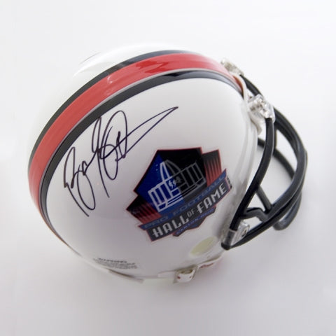 Barry Sanders Autographed Hall Of Fame Mini Helmet