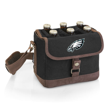 Eagles Beer Caddy Cooler Tote with Opener by Picnic Time