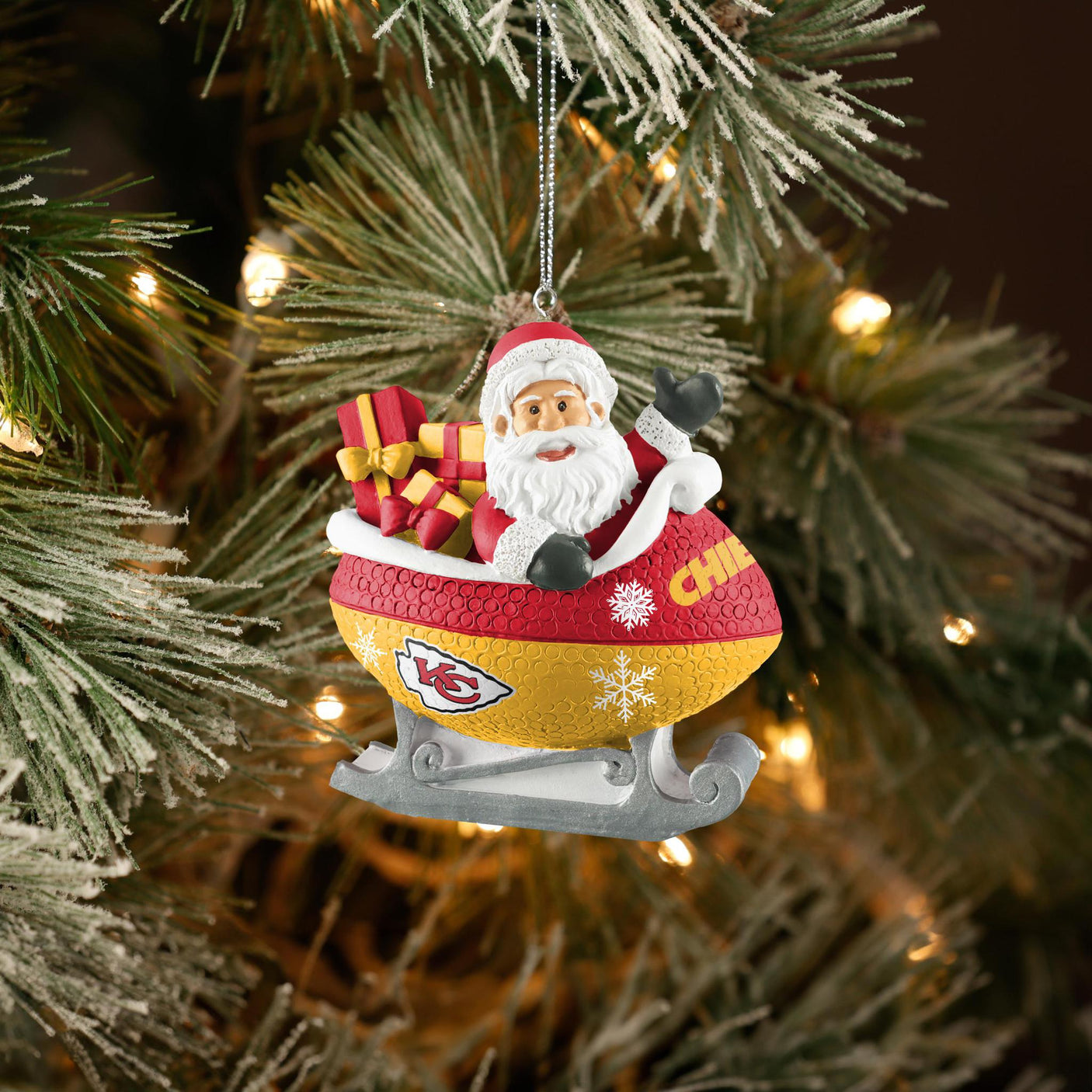 Chiefs Football Sleigh Ornament