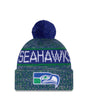 Seahawks 2026 New Era Men's Navy Tri-Color Knit Pro Football Hall of Fame