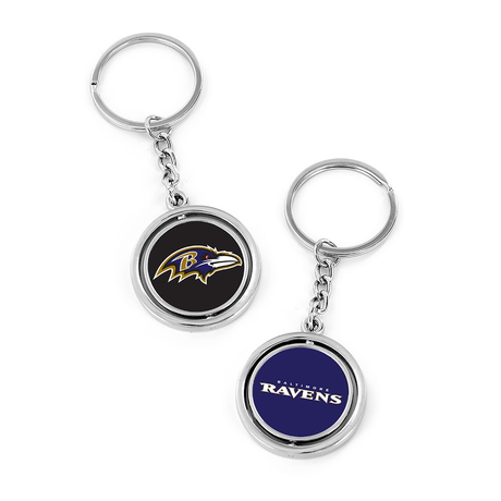Ravens Spinning Keychain