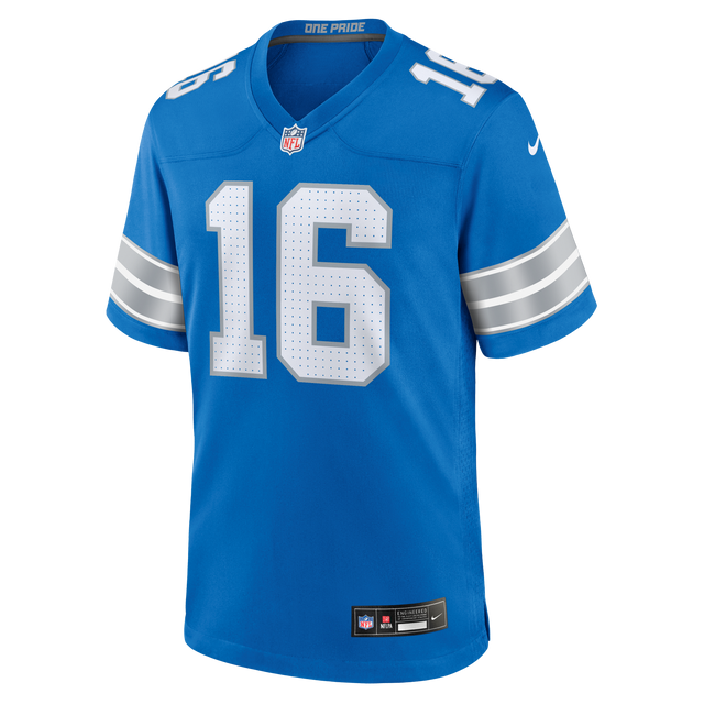 Lions Jared Goff Men's Nike Game Jersey