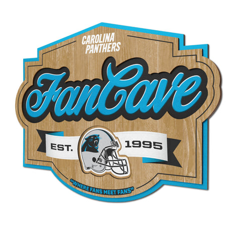 Panthers 3D Fan Cave Wall Sign