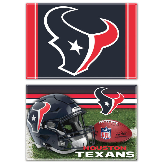 Texans 2-Pack Rectangle Magnets